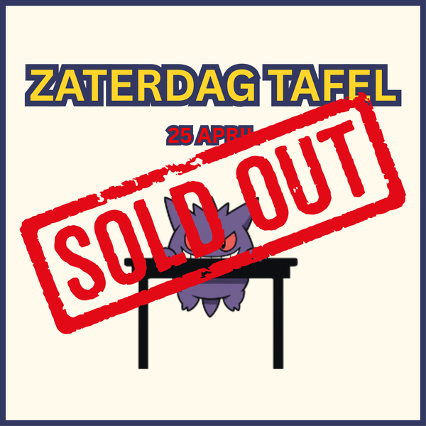 Zaterdag Tafel - TCG Master Expo XXL
